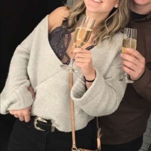 Free people wrap sweater